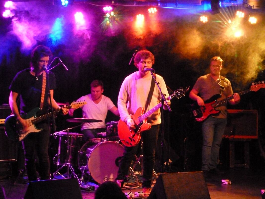 Jack performing live on a touring show